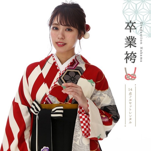 卒業式着物袴商品の画像