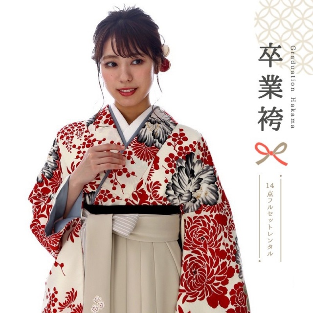 卒業式着物袴商品の画像
