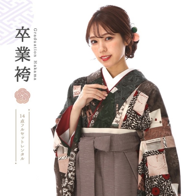卒業式着物袴商品の画像