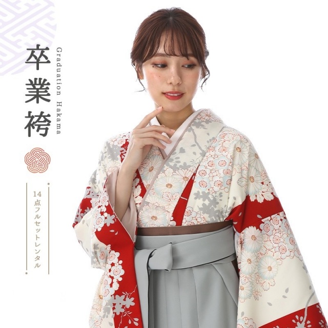 卒業式着物袴商品の画像