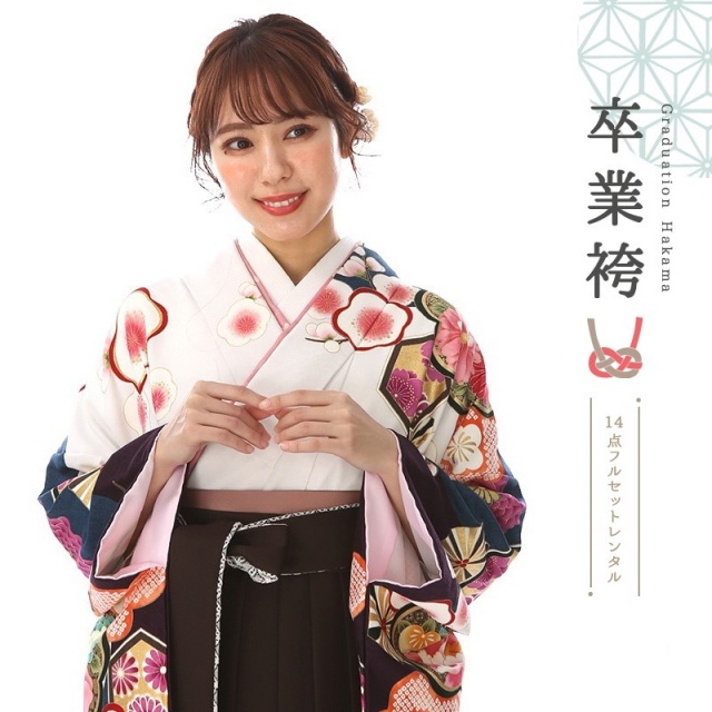 卒業式着物袴商品の画像
