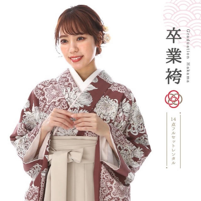 卒業式着物袴商品の画像