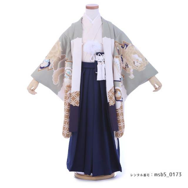 5歳男の子着物画像