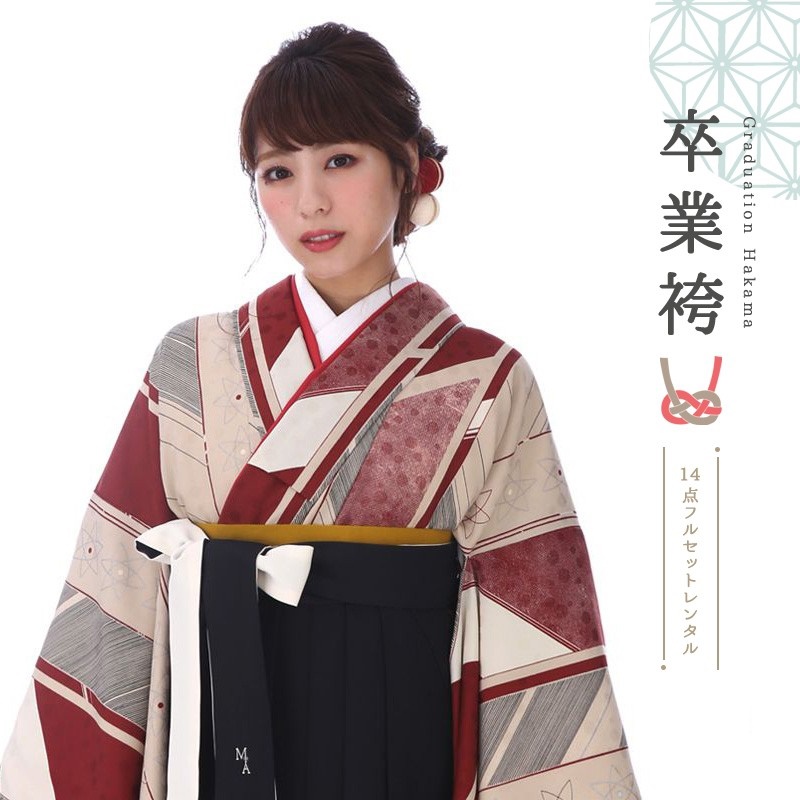 卒業式着物袴商品の画像