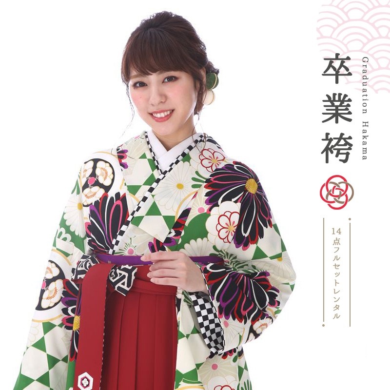 卒業式着物袴商品の画像