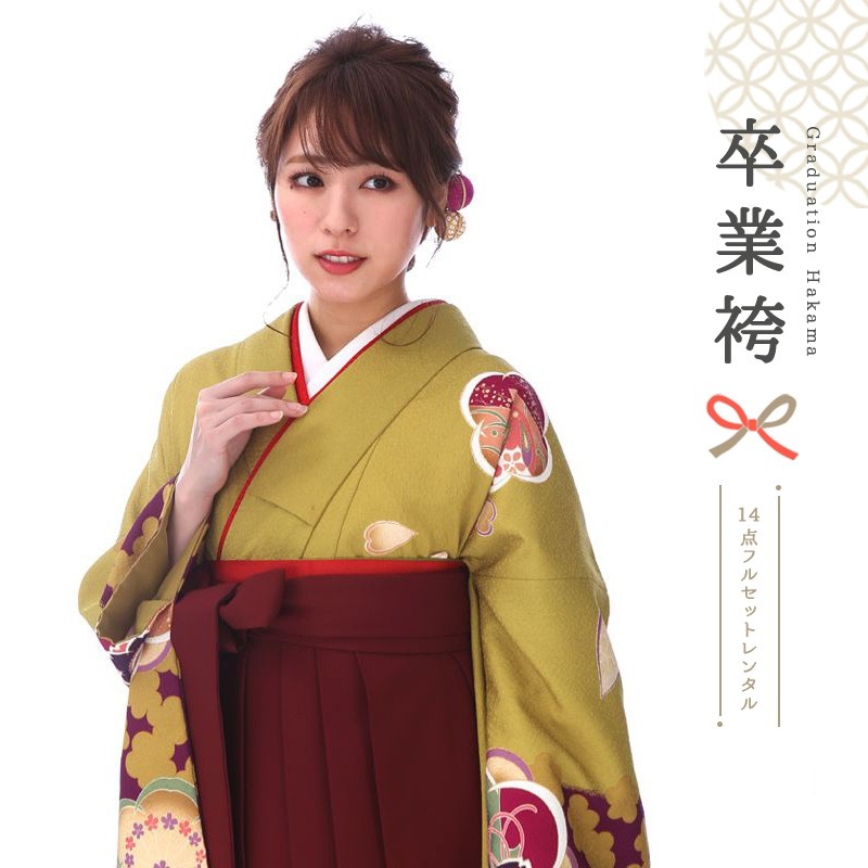 卒業式着物袴商品の画像
