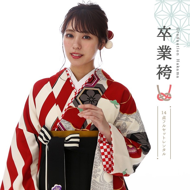 卒業式着物袴商品の画像