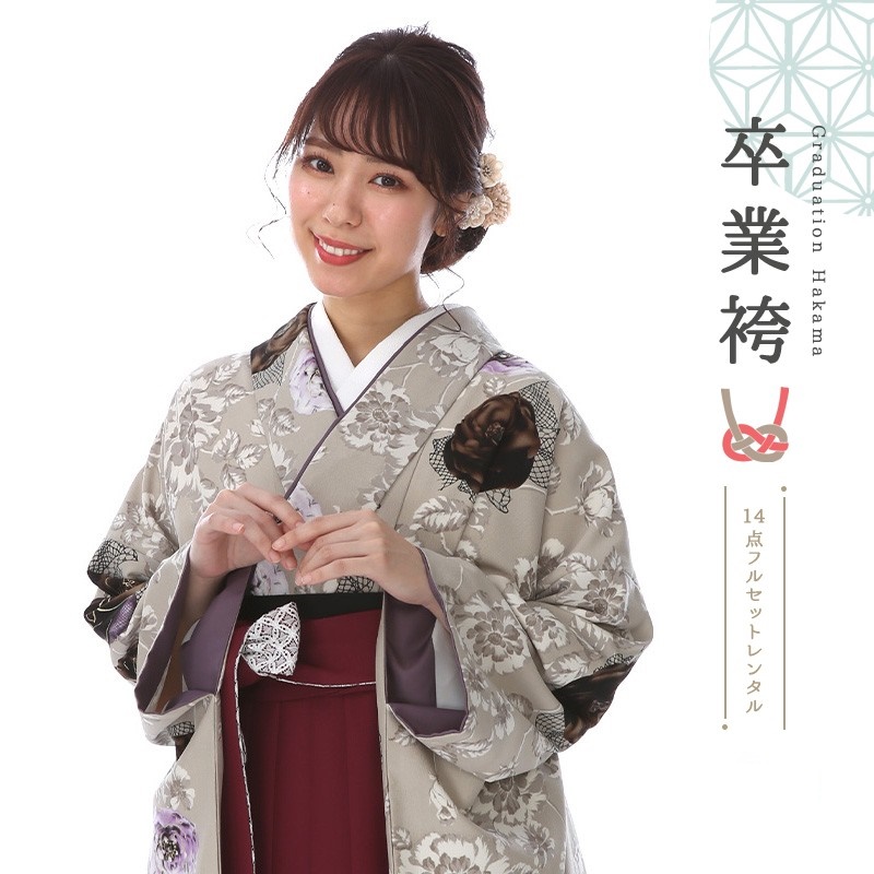 卒業式着物袴商品の画像