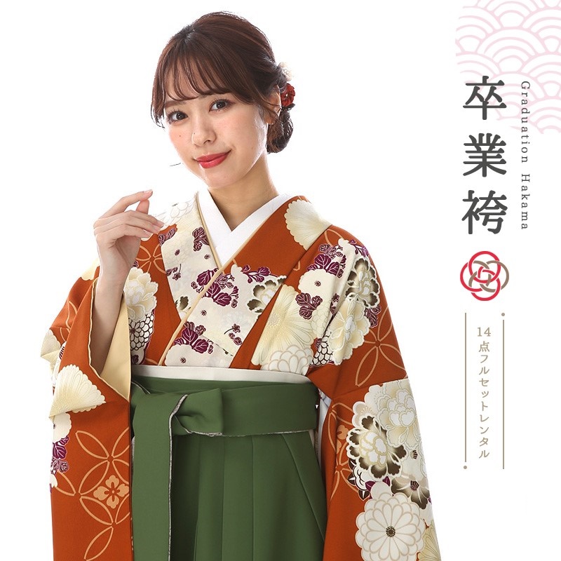 卒業式着物袴商品の画像