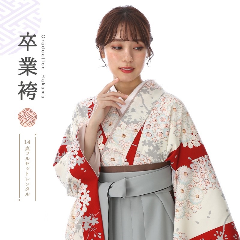 卒業式着物袴商品の画像