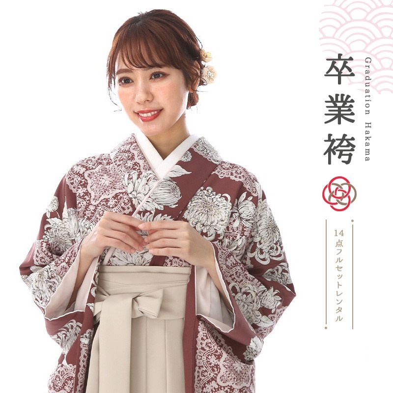 卒業式着物袴商品の画像
