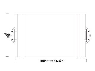 取っ手付き巻きふた　700ｍｍ×1084mm