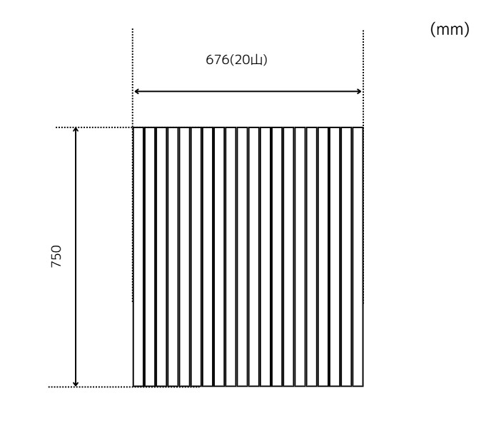 シャッター風呂ふた　巻きふた　750mmｘ676mmまたは710mm　1枚