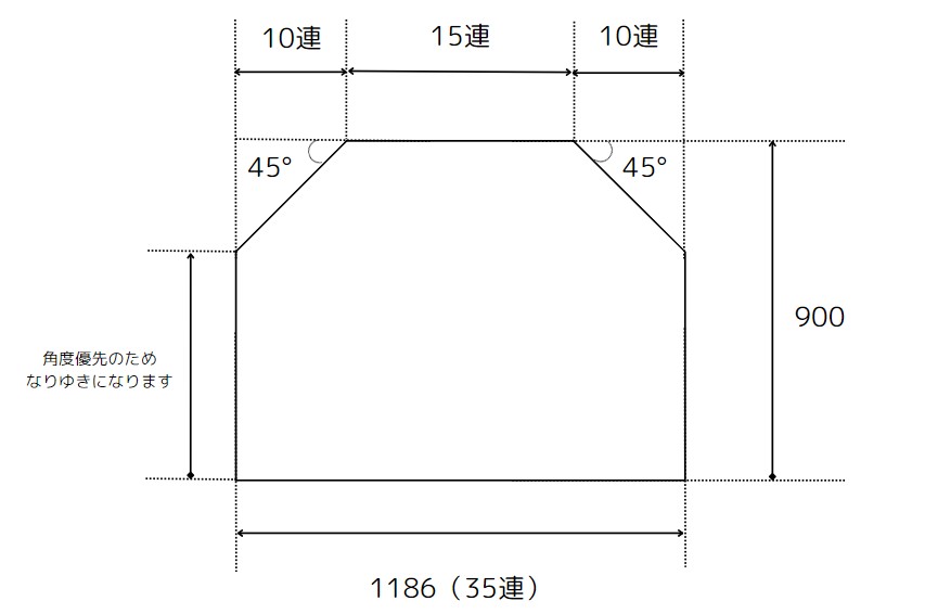 変形巻きふた　900ｍｍｘ1186mm　