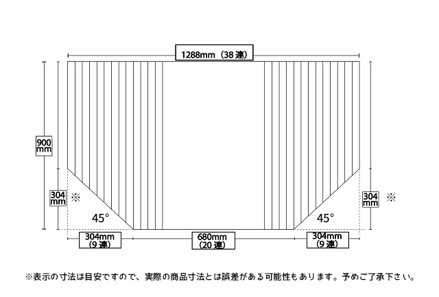 変形巻きふた　900ｍｍ×1288ｍｍ