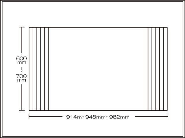 【送料無料】くるくる巻ける巻きふた　オーダーシャッターふた600～700×914・948・982mm