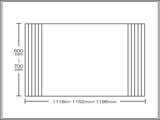 【送料無料】くるくる巻ける巻きふた　オーダーシャッターふた600～700×1118・1152・1186mm