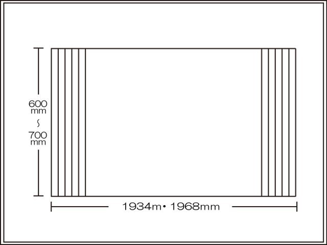 【送料無料】くるくる巻ける巻きふた　オーダーシャッターふた600～700×1934・1968mm