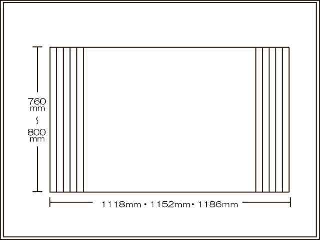 【送料無料】くるくる巻ける巻きふた　オーダーシャッターふた760～800×1118・1152・1186mm