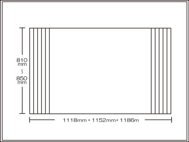 【送料無料】くるくる巻ける巻きふた　オーダーシャッターふた810～850×1118・1152・1186mm