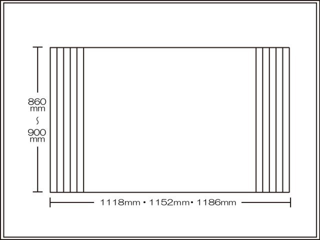 【送料無料】くるくる巻ける巻きふた　オーダーシャッターふた860～900×1118・1152・1186mm