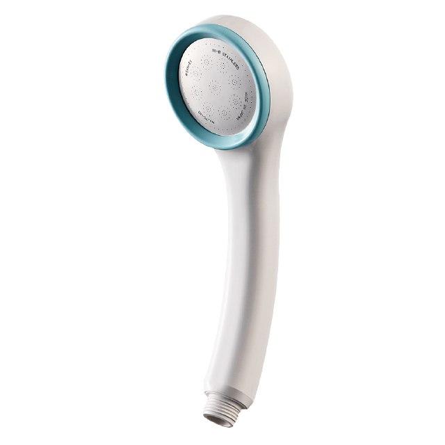 シャワーヘッド 10個セット ホワイト シャワーヘッド ホワイト・ブルー 10個セット