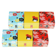 うめ小箱　６箱セット　(うす塩味梅干×２箱・白干梅干・かつお梅・天然しそ漬・こんぶ梅)