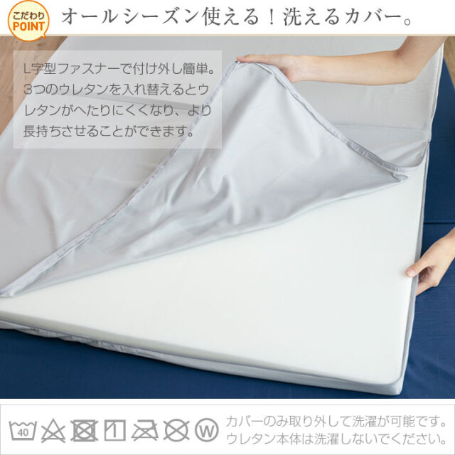 三つ折り マットレス