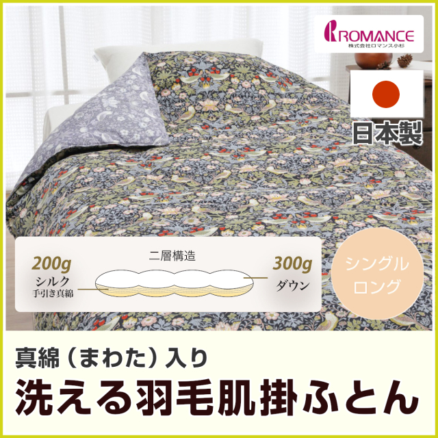 羽毛肌布団（夏用） ふとんのつゆきオンラインショップ