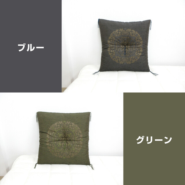 新品　5枚組　綿入り座布団 汚れ防止 防水撥水加工　ざぶとん　ブラウン　八端判 180-55>日本製 八端判 座布団 59×63cm 昔ながらの綿わた使用 手作り お