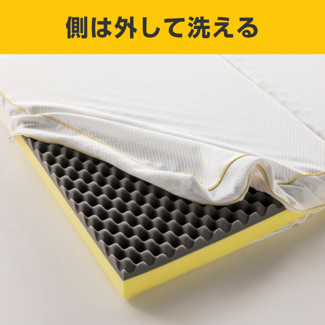 646-304>nishikawa Dots Plus ヘルシーマットレス シングル 体圧