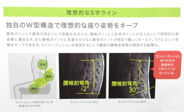 770-272>nishikawa 腰にも、まくらを。 いつもの椅子につけるだけ