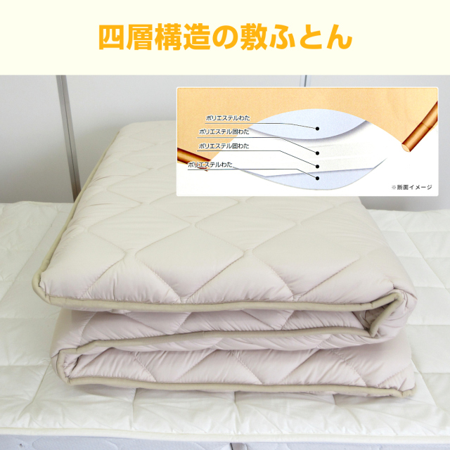 80-375>日本製 テイジン 抗菌防臭わた フィルケア®ECO 合繊四層