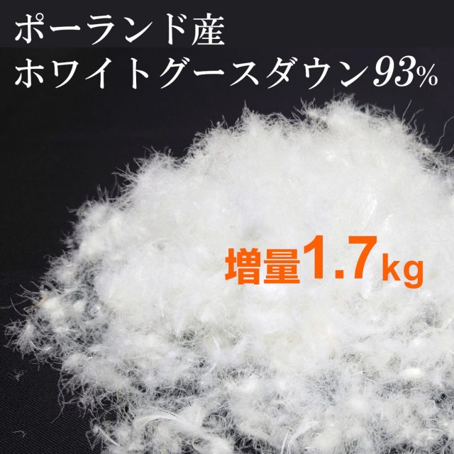 113-202>日本製 クリーンダウン ポーランド産ホワイトマザーグース