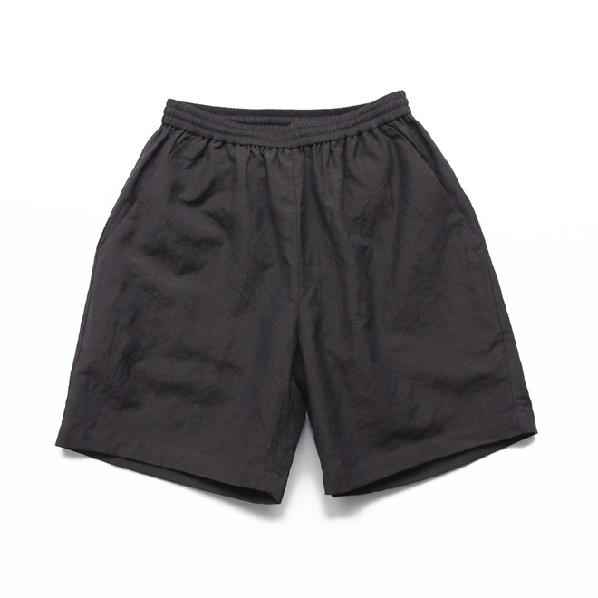 alvana / Wool Linen Milling Training Shorts - Brown