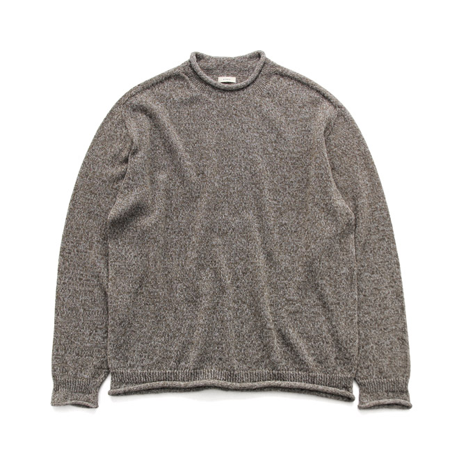 alvana / Wool Washi Rollneck Knit - Top Khaki