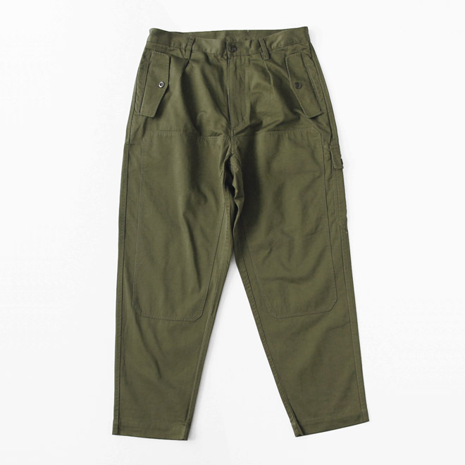 Army Twill /  Broken Twilll Double Knee Pants - Khaki