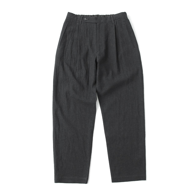 comm. arch. / Linen Cotton Chambray Trousers - Colamine
