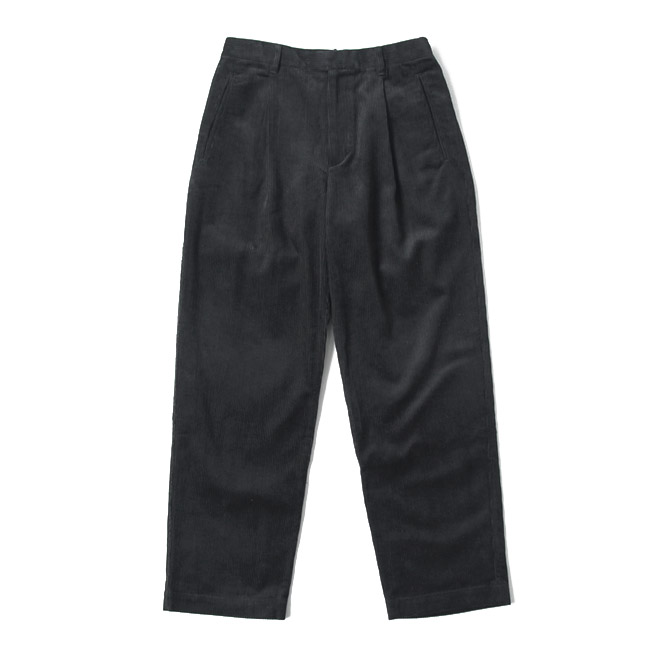 comm. arch. / 8W Organic Corduroy Trousers - Blackout