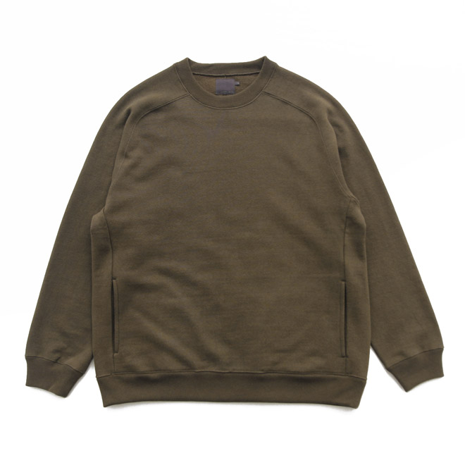 comm. arch. / Mixed Cotton Dense Sweat PO - Dk.Olive