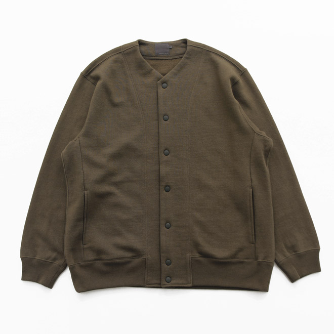 comm. arch. / Mixed Cotton Dense Sweat Blouson - Dk.Olive