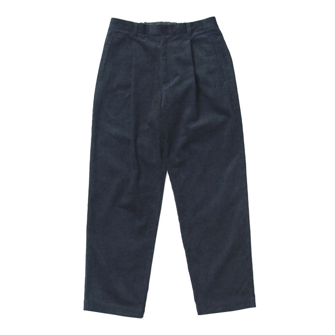 comm. arch. / 8W Organic Corduroy Trousers - Blue Hole
