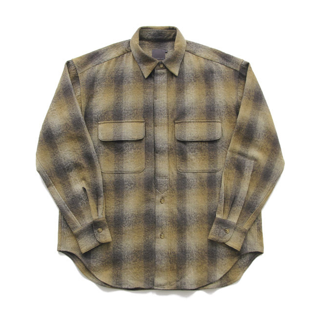 comm. arch. / Co.Wo. Chambray B.D. Check Shirt - YellowCheck