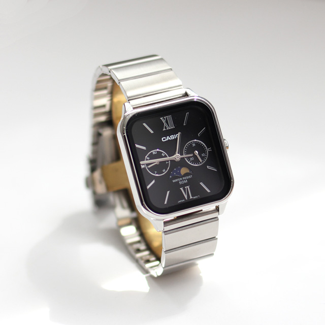 CASIO / Moon Phase - Metal Belt