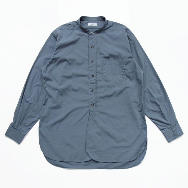 FUJITO / Officer Shirt - Blue Grey