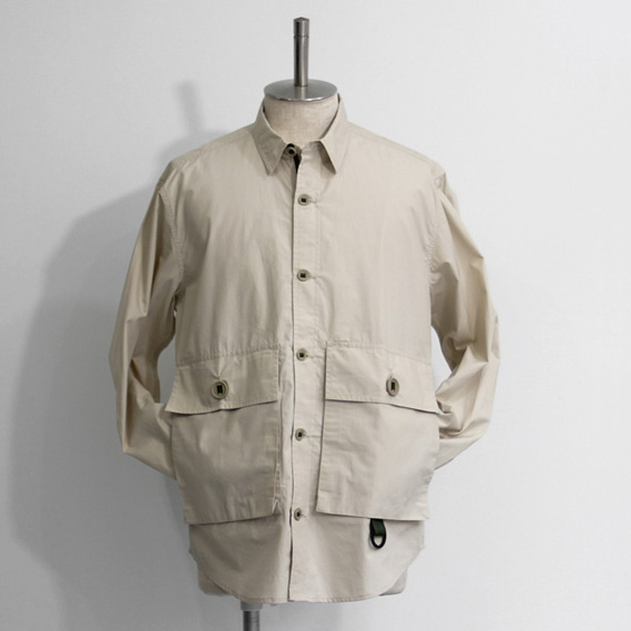 <40% OFF> Hawkwood Mercantile / Peninsula Overshirt - Ventile/Beige