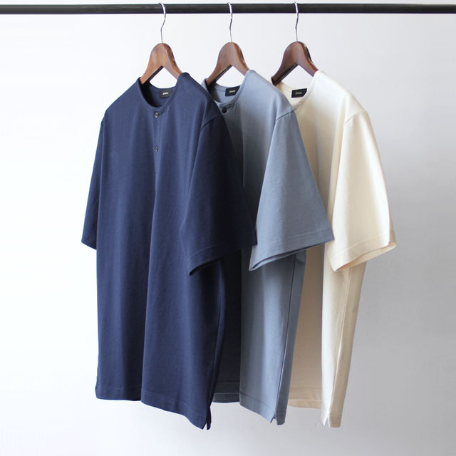 alvana / Fade Henley Neck SS Tee