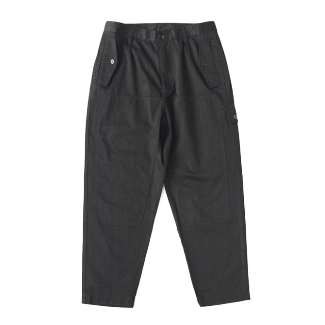 Army Twill /  Broken Twilll Double Knee Pants - Black