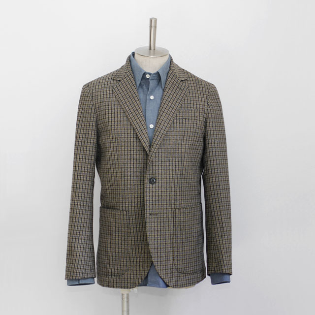 ARBRE / Tailored Jacket - Stretch Twill Re:Newool Brown Beige