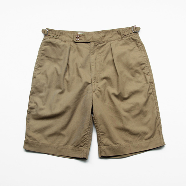 ARAN / F.L. Shorts BL2 - Organic Twill Khaki Brown